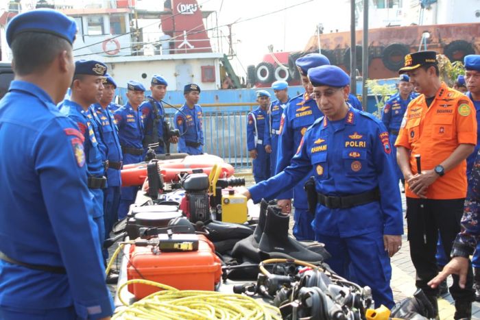 Apel Pasukan & Alat SAR Siaga Bencana Digelar Ditpolairud Polda Jateng