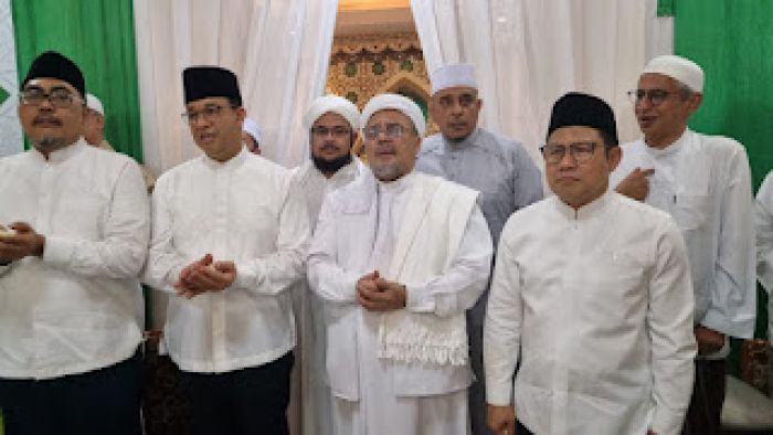 Bakal Calon Presiden Anies Baswedan & Cak Imin Bertemu Rizieq Shihab di Petamburan