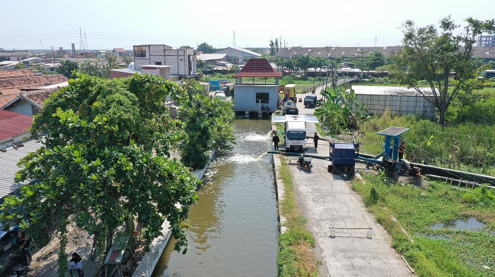 Banjir di Sayung Bisa Surut, Pompa Air Bantuan Pemprov Jateng Efektif Berfungsi