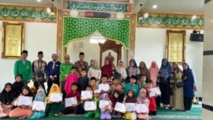 Belajar Calistung Seru di Sidomulyo bersama PGMI IAIMU