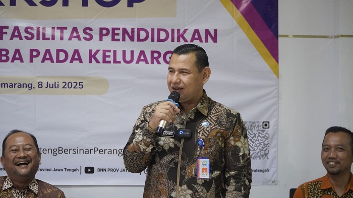 BNNP Jateng Gelar Workshop Pelaksanaan Fasilitasi Pendidikan Anti Narkoba pada Keluarga di Ngaliyan Semarang