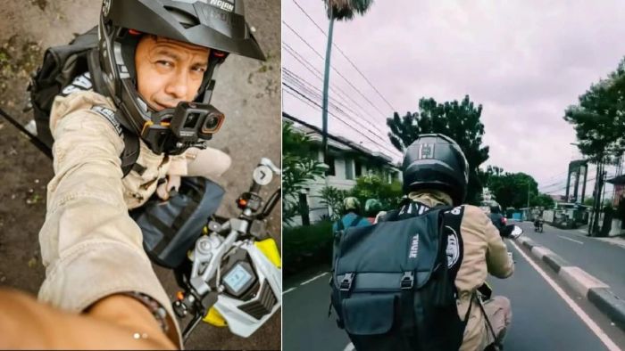 Bukan Ikut-Ikut Pemangkasan Anggaran, Ariel NOAH Gunakan Sepeda Motor untuk Mudik Lebaran ke Bandung