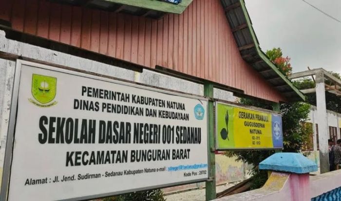 Bupati Natuna Revitalisasi SDN 001 Sedanau dan 14 Sekolah
