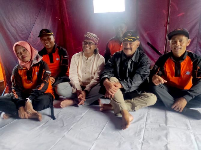 Bupati Temanggung Agus Gondrong Setyawan Tinjau Posko Lebaran Ansor dan SAR Candiroto