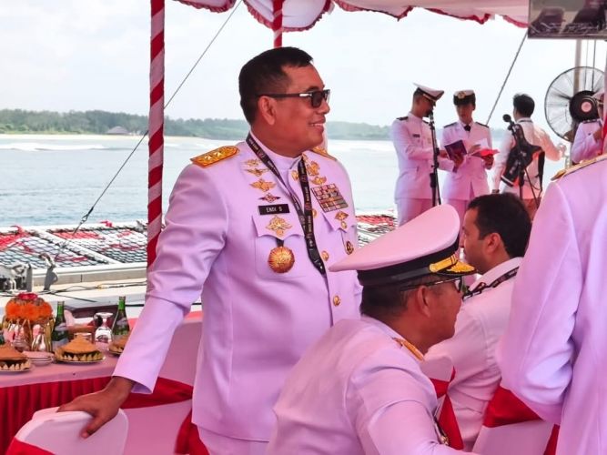 Dankormar Mayor Jenderal TNI (Mar) Endi Supardi Ikuti Opening Ceremony 5th Multilateral Naval Exercise Komodo 2025