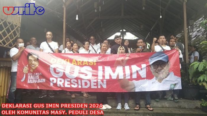 Deklarasi Gus Imin Presiden 2024 oleh Komunitas Masyarakat Peduli Desa