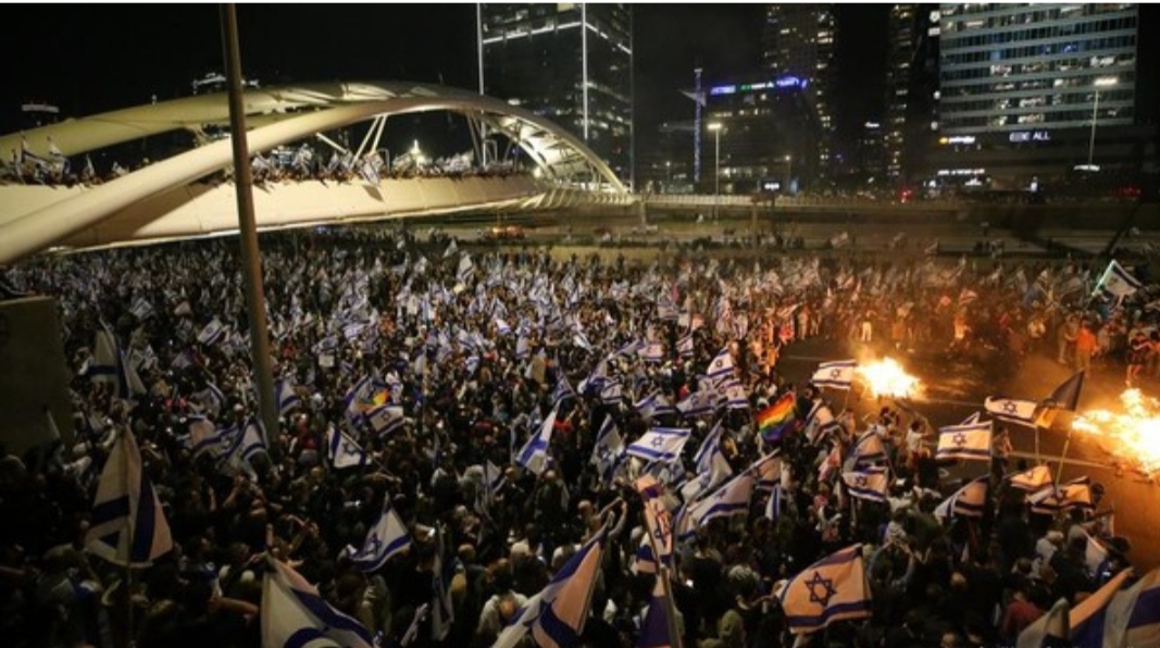 Demo besar terus berlanjut di Israel