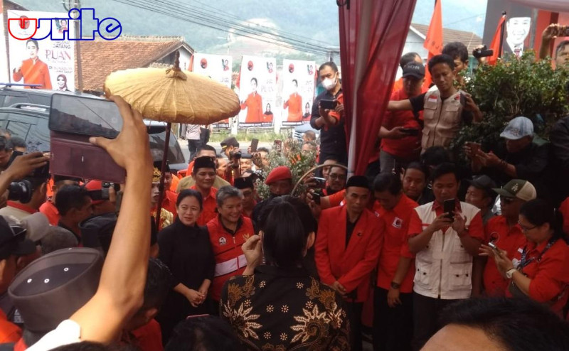 Di Sukabumi, Puan Maharani Sesumbar PDI Perjuangan Bakal Hattrick di Pemilu 2024