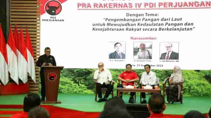 Diskusi Publik Pra Rakernas IV PDIP Angkat Isu Superfood - Bahan Pangan Gizi Kompleks dari Laut