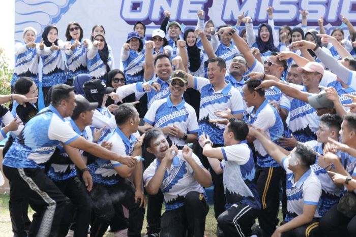 Ditlantas Polda Jawa Tengah Gelar Olahraga Bersama & Fun Game HUT Lalu Lintas ke-70 di Umbul Sidomukti