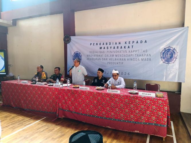 Dosen Universitas Satyagama Bekali Warga Desa Pangkal Jaya