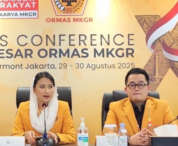 Gelar Press Conference, Ormas MKGR Batalkan Rencana Acara Mubes X di Hotel Fairmont