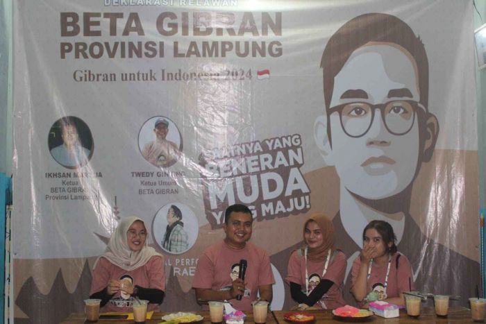 Gen Z dan Milenial Lampung Dukung Gibran Cawapres 2024