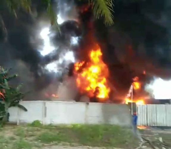 Gudang BBM Milik Anggota  Meledak, Diminta Tindak Tegas