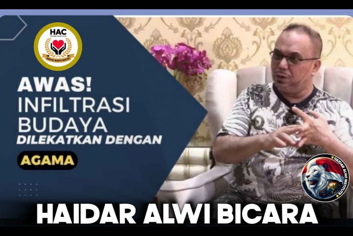 Haidar Alwi: Awas! Infiltrasi Budaya Dilekatkan Dengan Agama