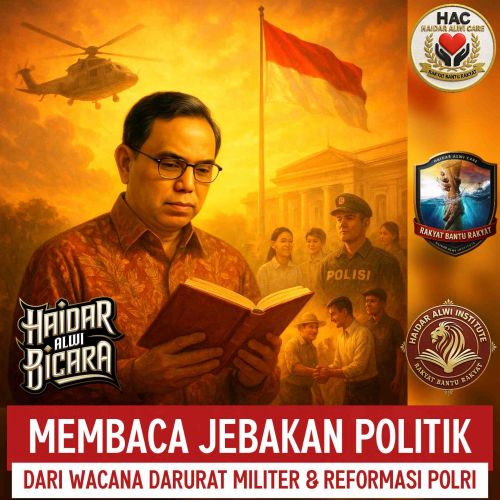 Haidar Alwi: Membaca Jebakan Politik dari Wacana Darurat Militer hingga Reformasi Polri