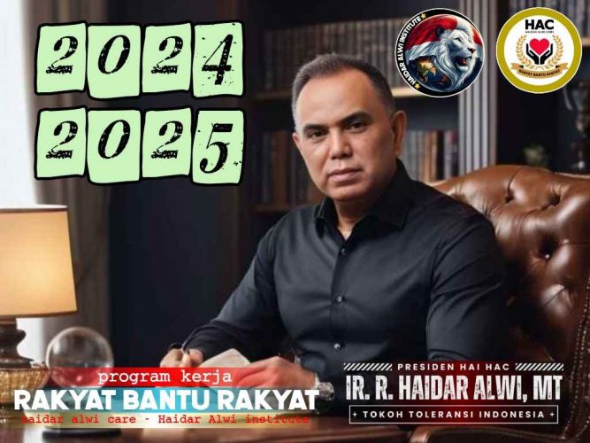 Haidar Alwi: Selamat Tahun Baru 2025, Refleksi dan Harapan Untuk Indonesia Yang Lebih Baik.