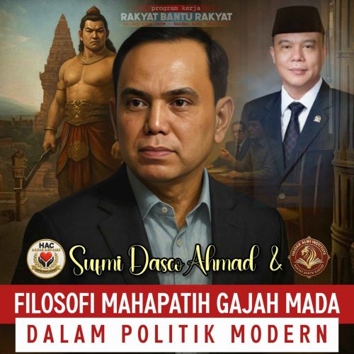 Haidar Alwi: Sufmi Dasco dan Filosofi Mahapatih Gajah Mada dalam Politik Modern.