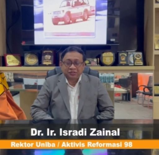 Isradi Zainal Rektor Uniba Ucapkan Bravo untuk Jabatan Wasekjen Partai bagi Adian Napitupulu