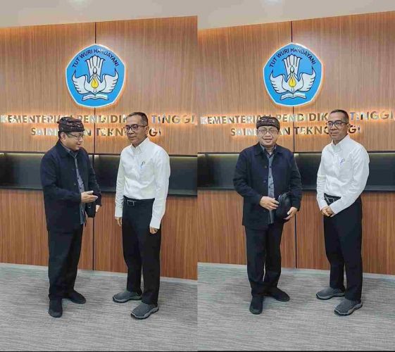 IZ Rektor Uniba Jumpai Mendikti Saintek Brian Yuliarto di Jakarta, Selangkah Lagi Pendirian Fakultas Kedokteran