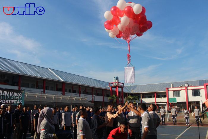 Kalapas Cianjur Buka Perhelatan HUT RI, HDKD dan HUT Cianjur dengan Pekan Olahraga dan Seni Narapidana (Porsenap)