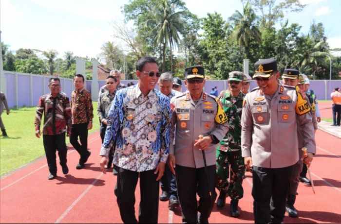 Kapolda Jabar Tinjau Kesiapan Pengamanan Nataru di Ciamis