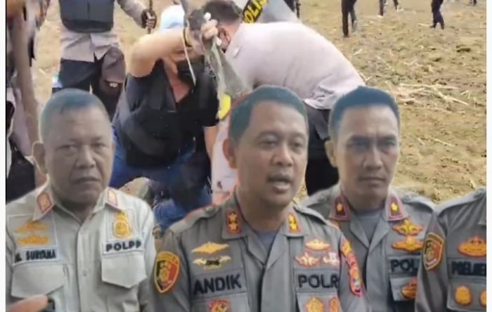 Kapolres Lampung Tengah AKBP Andik Serbarkan informasi Hoax telah lakukan pengamanan secara humanis