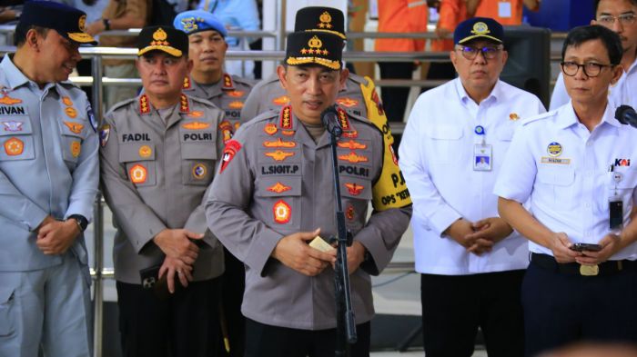 Kapolri Jenderal Polisi Listyo Sigit Prabowo Sebut Puncak Arus Balik Lebih Padat karena Waktunya Lebih Pendek