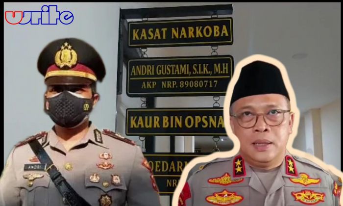 Kasat Narkoba Polres Lampung Selatan Di OTT Propam Polda Lampung