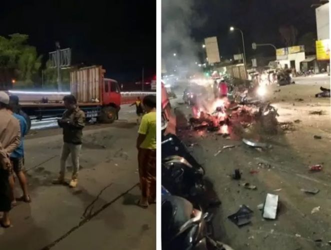 Kecelakaan Maut di Bawen Semarang. Truk Tabrak Puluhan Kendaraan yang Sedang Berhenti di Lampu Merah