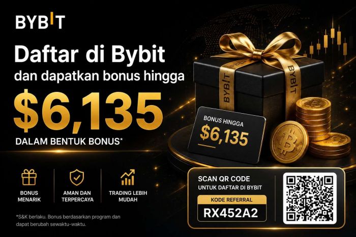 Kode Referral Bybit Terbaru, Gunakan RX452A2 untuk Klaim Bonus!