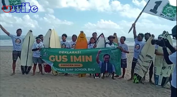Komunitas Surf School Bali Deklarasi Dukung Gus Imin Presiden 2024