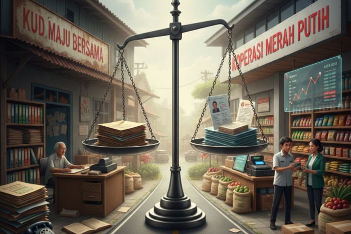 Koperasi Merah Putih vs KUD: Program Baru, Bayangan Lama