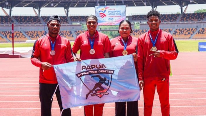 Kresensia Mobok Ndiken Pecahkan Rekor Nasional U-20 Lempar Lembing Putri