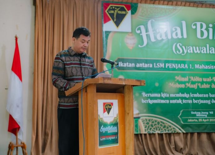 LSM PENJARA 1, Mahasiswa & 47 LSM Sukses Gelar Halal Bihalal 2025 di Gedung Joang ’45, Teguhkan Gerakan Anti-Korupsi