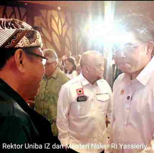 Menaker Yassierli, IZ, Rektor UI dan Rektor ITB Saling Sapa di Ajang Productivity Goes to Campus di UI