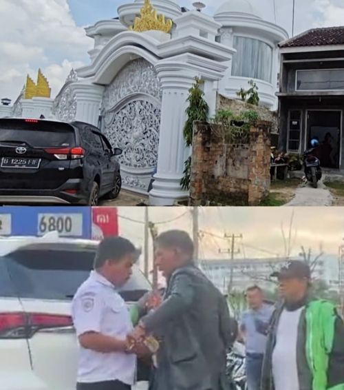 Menelisik Rumah Mewah Milik Tersangka Penganiayaan Supir Damri