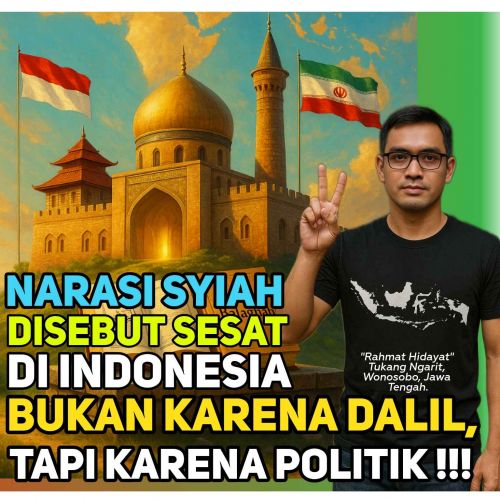 Narasi Syiah Disebut Sesat di Indonesia Bukan karena Dalil, Tapi karena Politik.