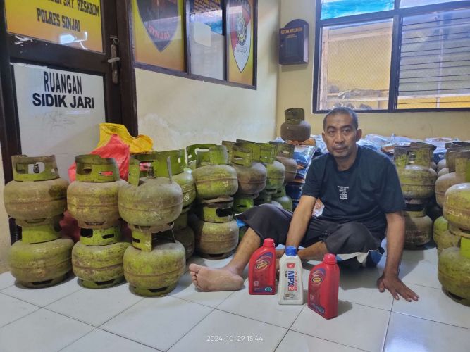 Pelaku Pencurian Tabung Gas di Tanete Dibekuk Resmob Sinjai