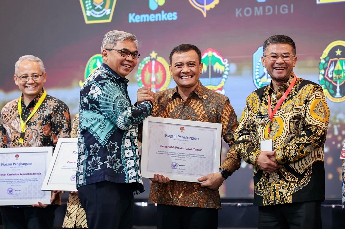 Pemprov Jateng Raih Penghargaan KPK E-Learning ASN Integritas
