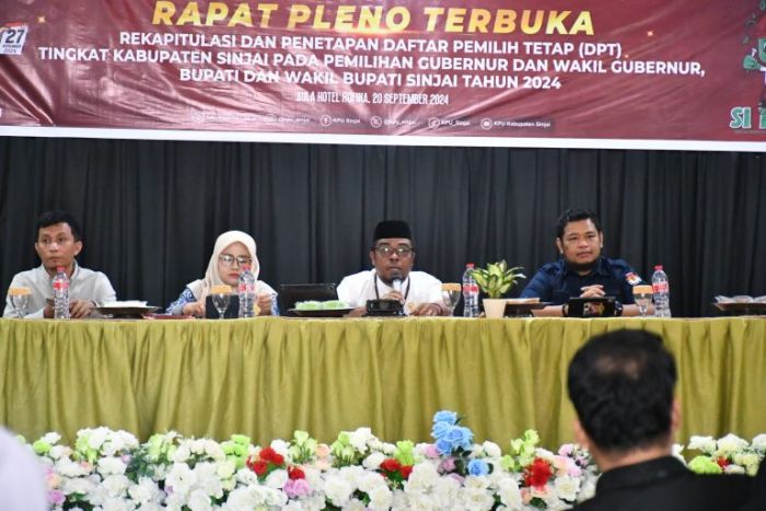 Pilkada 2024, KPU Sinjai Tetapkan DPT 197.158 Pemilih