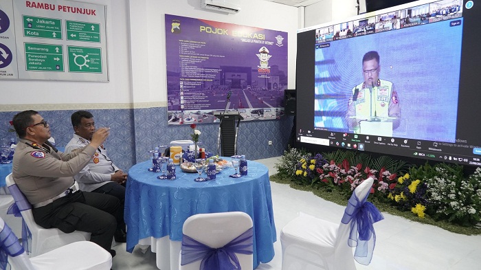 Polrestabes Semarang Gelar Syukuran Hari Lalu Lintas Bhayangkara ke-70
