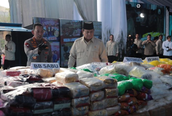 Prabowo: Polri Selamatkan 629 Juta Jiwa dari Bahaya Narkoba