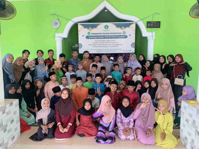 Prodi PAI IAI MU Menggelar Bimbingan Belajar di TPQ Al-Kautsar