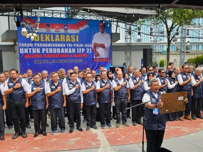 Purna TNI-Polri dan Purna ASN Jabotabek-Banten Dukung Anies Baswedan