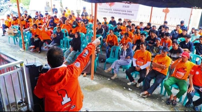 Ratusan Warga Enrekang Dukung Pasangan DIA di Pilgub