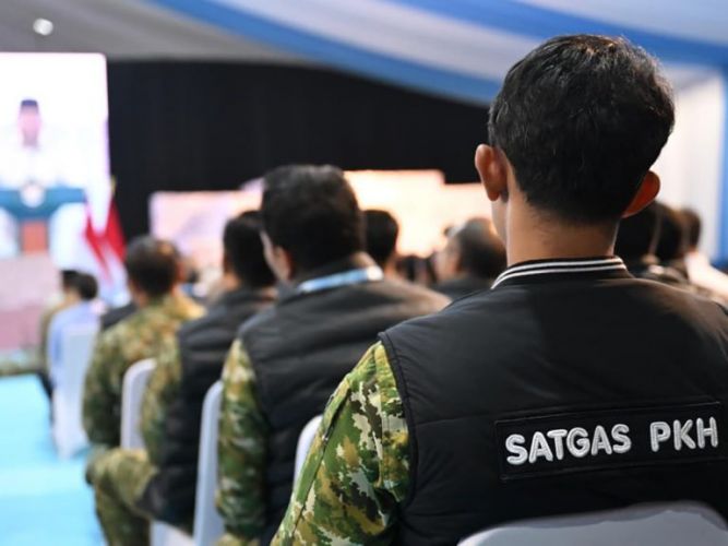 Satgas PKH Pulihkan Kawasan Hutan & Terima Rp10,2 Triliun