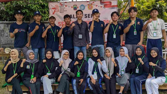 Semarak HUT RI ke-78, Desa Pauh Tanjung Iman Mengadakan Kegiatan Jalan Sehat