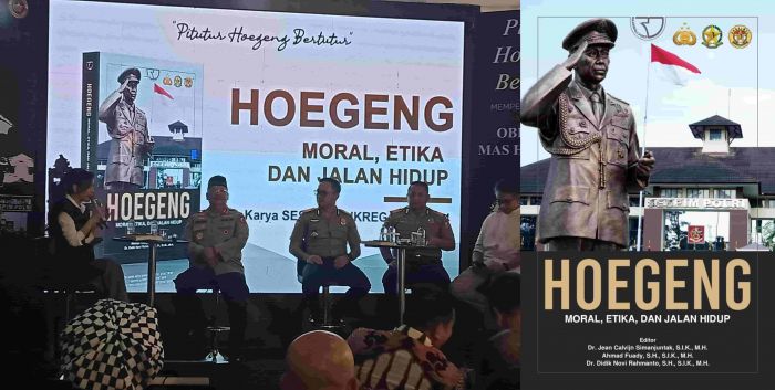 Serdik Sespimti Dikreg ke-33 Helat Peluncuran Buku dalam Bingkai Hoegeng: Moral, Etika, dan Jalan Hidup