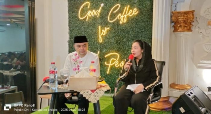 Suasana Idul Fitri, Warga Tijaniyah Solid Bersama Mitha, Bupati Brebes Terpilih 2025-2030